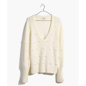Madewell Bobble Dashwood Ivory Sweater